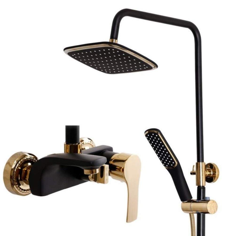 Ensemble de douche facile à nettoyer GZZ à effet pluie intégrale et jet ajustable