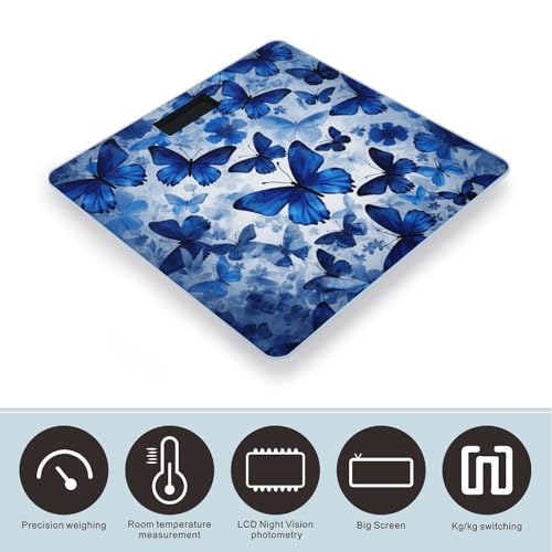 Báscula Digital de Baño con Vidrio Templado y Capacidad 400lb miniatura 3
