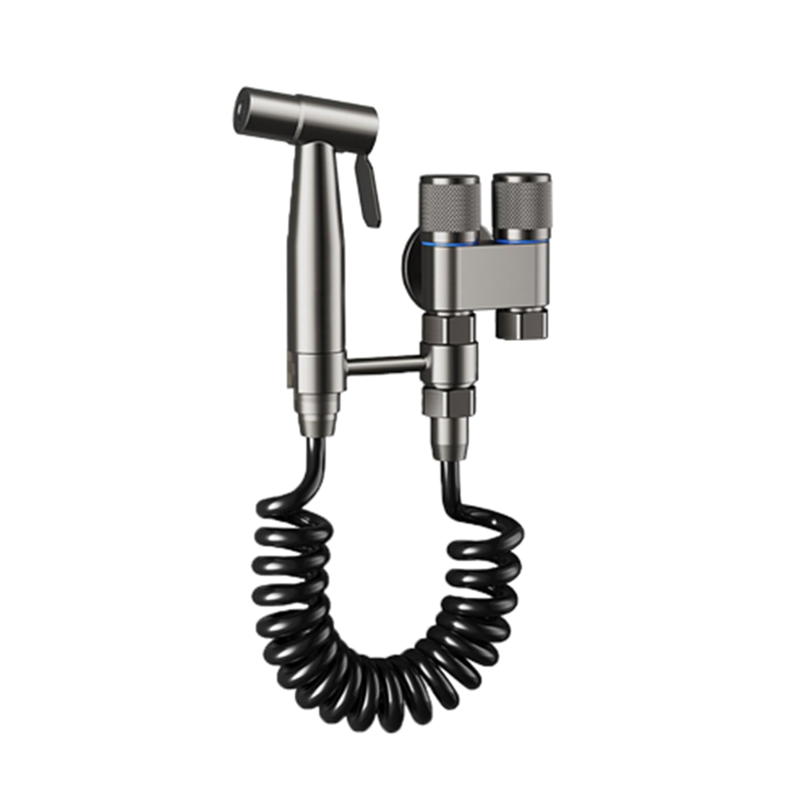 Kit tubo doccia bidet – 2,5 m con staffa girevole – elegante aggiornamento del bagno e igiene essenziale per una facile pulizia