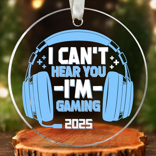 Video Game Ornaments - I Can't Hear You I'm Gaming