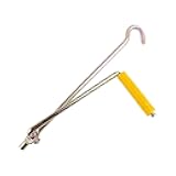 Car Tire Wheel Scissor Jack Handle, Steel Vehicle Hand Lift Lug Wrench, Automotive Tire Wheel Jack Crank Spare Parts Wrench Accessories, Universal for Truck SUV Trailer (Yellow)