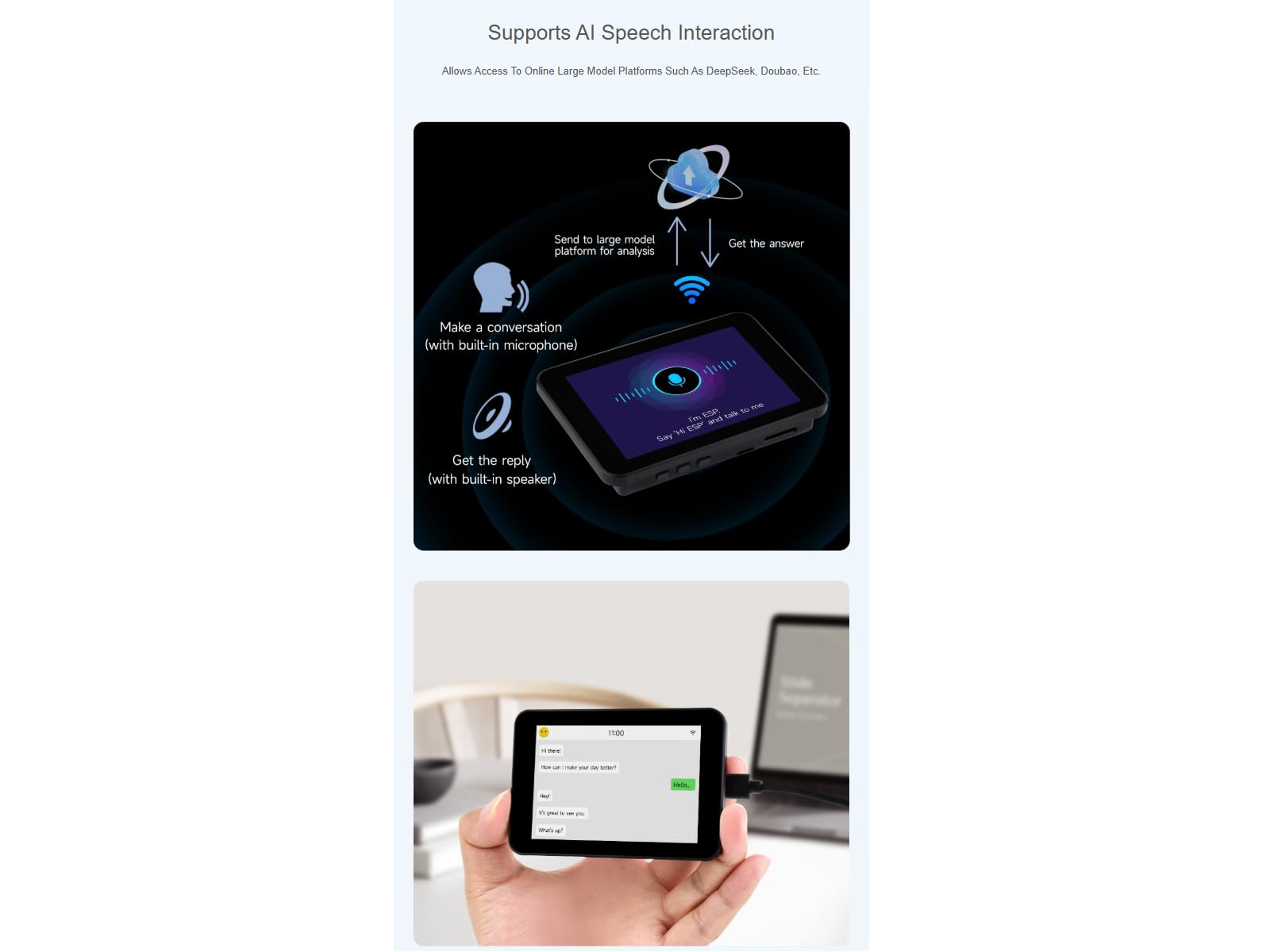 Waveshare ESP32-S3 3.5inch Capacitive Touch Display Development Board with Case and OV5640 Camera,320×480 Pixels 262K Color IPS LCD Panel Supports Wi-Fi and Bluetooth 5,Supports ESP-IDF, Arduino IDE