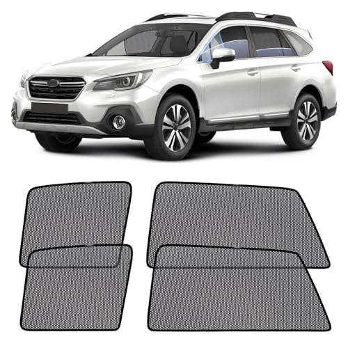 Image of ZATOOTO Car Window Shades for Outback 2014-2021, Outback Sun Shade for Side Windows Breathable Mesh Car Window Screen for Camping, Protecting Your Baby from 99% UV Rays and Heat, Free-Glare
