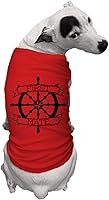 Vista 2 de Tcombo First Mate - Camisa para perro (rojo, XL)
