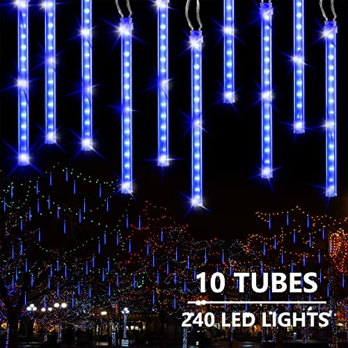Joomer Meteorschauer Regen Lichter, 10 Röhren 240 LED Fallende Regen...