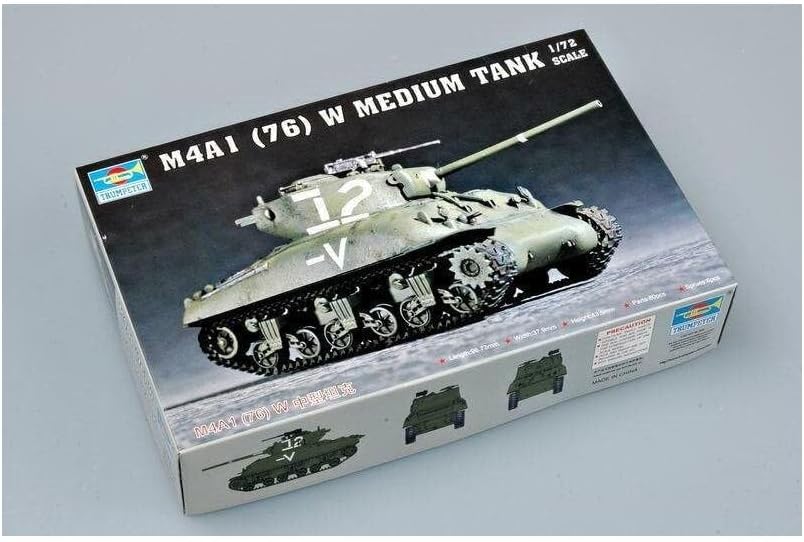 Trumpeter 1:72 - M4A1 (76W) Sherman Tank
