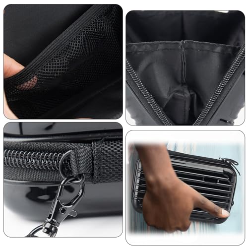 Image of Stealodeal Travel Organizer Black Pouch Case Portable Water-Resistant