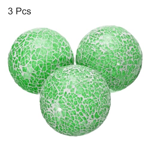 Bolas decorativas de vidrio verde de alta calidad para jarrones 4