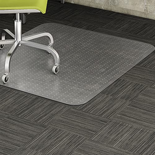 Lorell 82821 Chairmat, Low Pile, Rectangular, 46-Inch X60-Inch, Clear #TOP6
