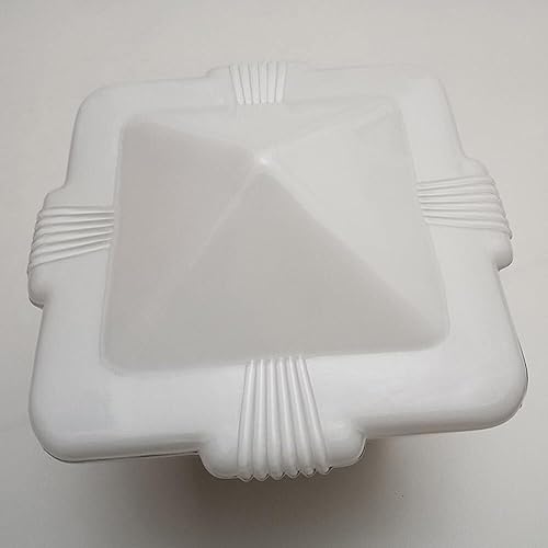 Miniatura 6 de Vintage Pendant Light Modern White Stripe Glass Hanging Fixture Adjustable Kitchen Island Chandelier for Dining Room Bar Farmhouse E27E26 Sockets