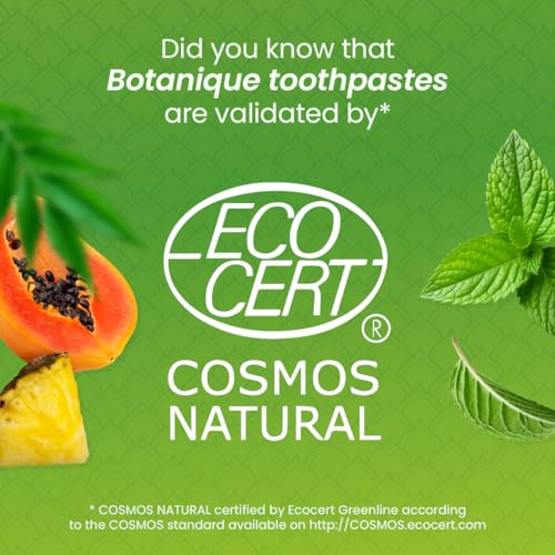 Ecocert Cosmos Natural-zertifizierte Himalaya Botanique Whitening Complete Care Zahnpasta mit Bio-Wirkstoffen, Pfefferminzgeschmack… – Ansicht 4