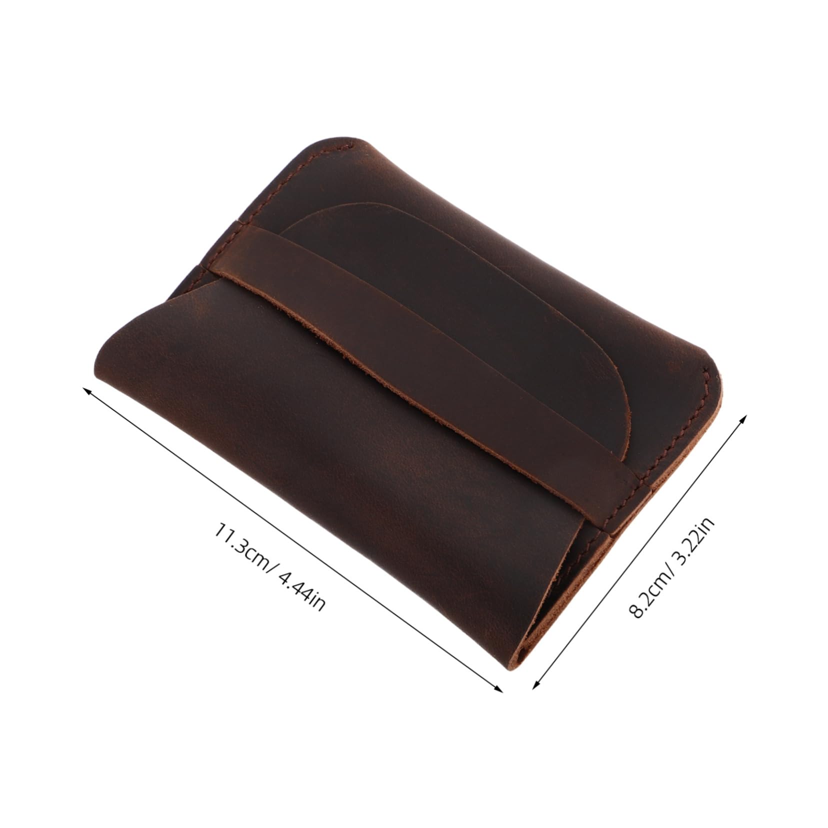 COLLBATH Leather Card Case Cowhide Id Holder for Women Card Wallet Credit Card Organizer Minimalist Id Card Holder for Everyday