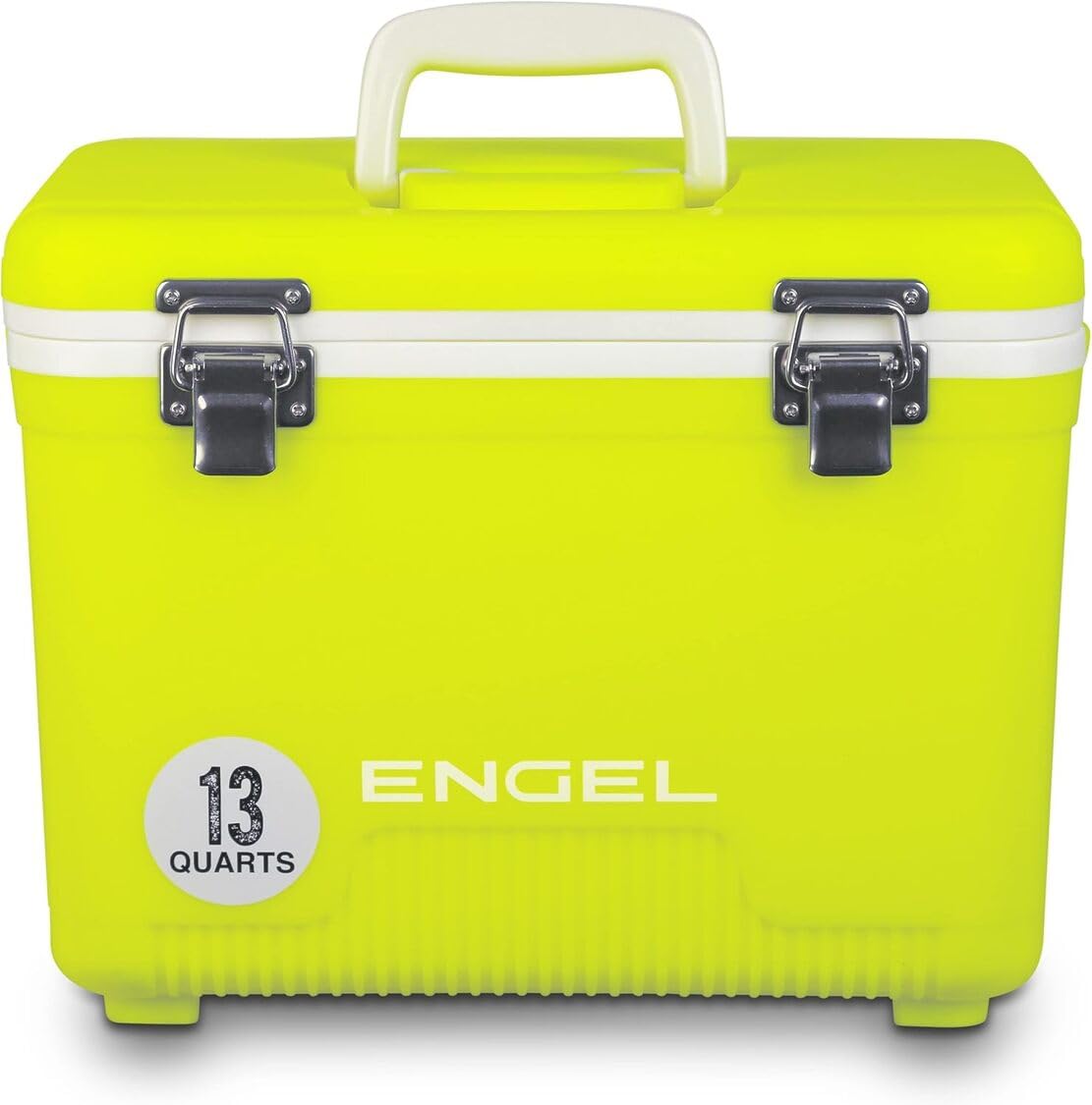 ENGEL Cooler Box 12.3 L - Leak-Proof, Air Tight, Drybox Cooler for Camping, Fishing, Hiking,Picnic - Mini Ice Boxes Large Enough for 15 Cans, 38 x 25.4 x 28.5 CM Small Cool Box for Drinks and Food