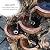 6-Tier Floor Cascading Water Fountain 43.3''H Tree Trunk Waterfall Fountain