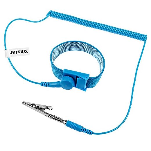 Vastar ESD Anti-Static Wrist Strap Components, Blue