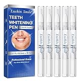 Teeth Whitening Pen Gel for Teeth Whitening, 50+ Uses with 35% CP Whitening Gel, Effective, Painless, Non-Sensitive, Home Travel Friendly Teeth Whitening Kit - 5 Pens