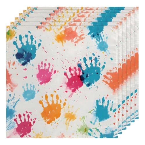 Servilletas de Tela Multicolor Set 6 50.5x50.5 cm miniatura 1
