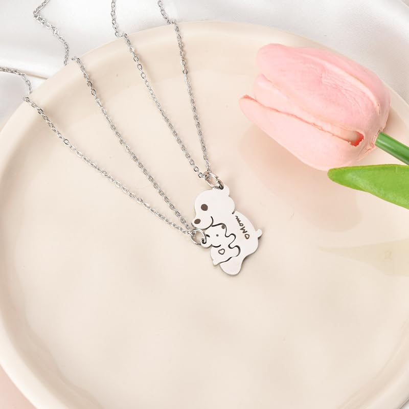 Mother Daughter Necklace Set - Matching Mom & Daughter Necklaces for Mothers Day, Birthday, Wedding & Appreciation Gifts - Image 5