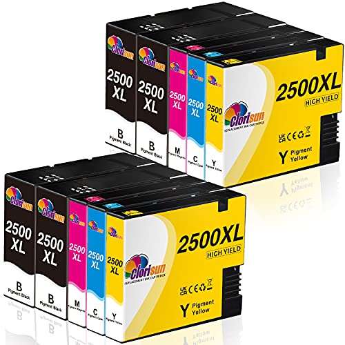 Clorisun 2500XL Druckerpatronen für Canon 2500XL Multipack Cover