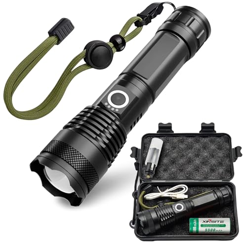 Lanterna Led Recarregável 1000 Lúmens XHP 50 | Lanterna Tática Re...