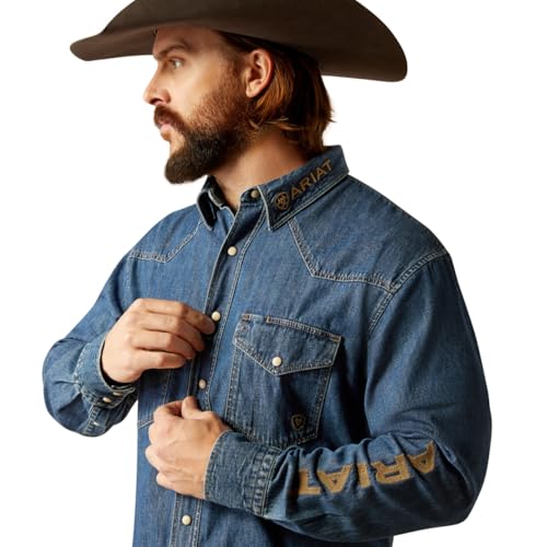 Ariat Men's Team Denim Shirt4