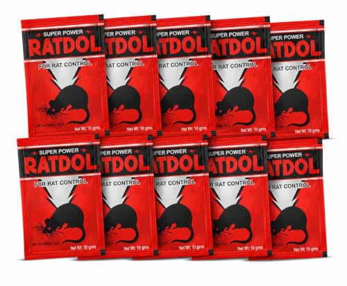 Saifproducts Super Power Ratdol Rodent Control Powder 10g (Pack of 10)