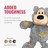 KONG – Wild Knots Bear – Innere Geknotete Seile und Minimale Füllung für Weniger Unordnung (Farbvar.) – Für Extra Kleine Hunde