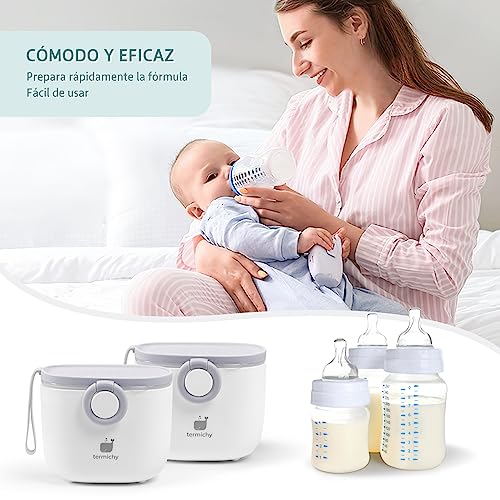 Miniatura 4 de Termichy Dispensador De Fórmula Para Bebés, Contenedor Dispensador De Fórmula Portátil Para Viajes, Actividades Al Aire Libre Para Bebés, 250g Gris, 1 Paquete