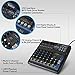Pyle 6-Channel Professional Audio Mixer - USB - Bluetooth - 48V Phantom Power - Digital MP3 Input - FX 16-Bit DSP - Desk System Interface - PMXU63BT