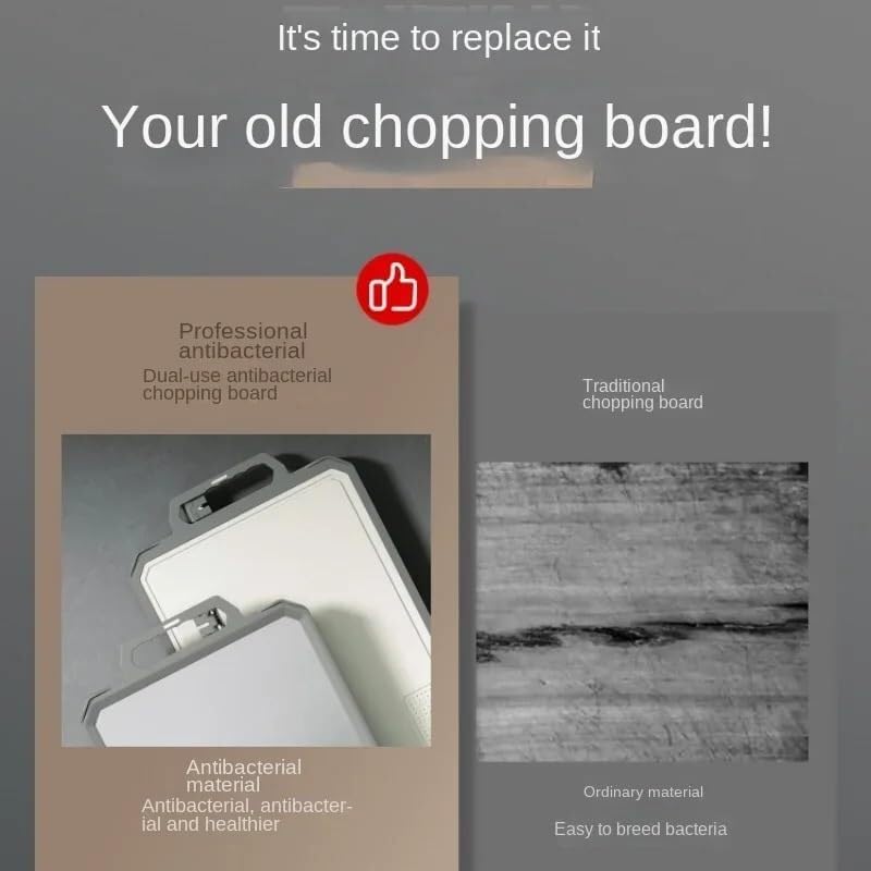 Planche a decouper en titane pour cuisiner et decongeler facilement vos repas