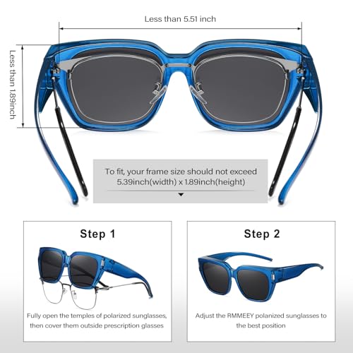 Oversized Fit Over Sunglasses for Women Men, Polarized UV400 Protection Sunglasses for Driving4