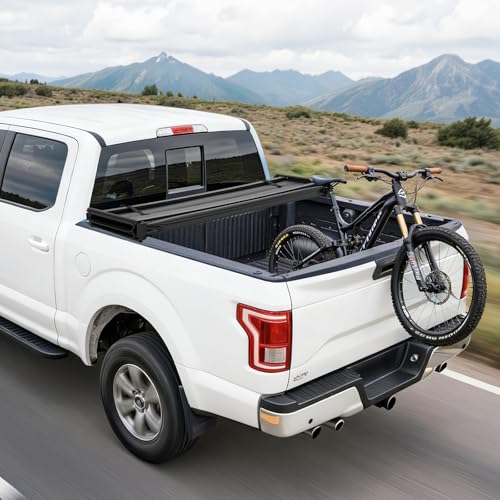 VEVOR Soft Tri-Fold Truck Bed Tonneau Cover, Compatible with 2015-2025 Ford F-150 5.5 ft (67.1 in) Bed, Waterproof Soft Folding Truck Tonneau Cover with 3-Layer PVC and Aluminum Alloy Support Bar by VEVOR - Used condition - Image 2