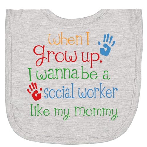 inktastic Social Worker Like Mommy Newborn Bib