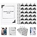 GOONAVI 15 Sheets 360 PCS Silver Photo Corners Notebook, Self-Adhesive Photo Corners for DIY Photo Album Journal, Photo Corner Stickers for Trip Journal Memory Book