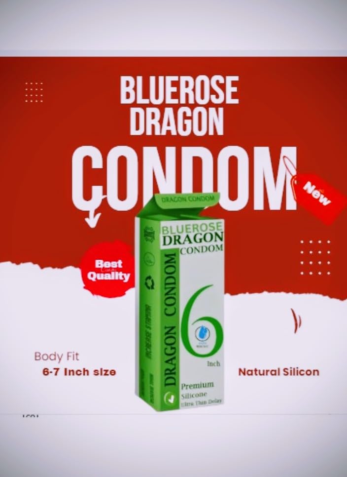 Buy Natural Latex Dragon Condom 7-Inch – Regal Design, Smooth