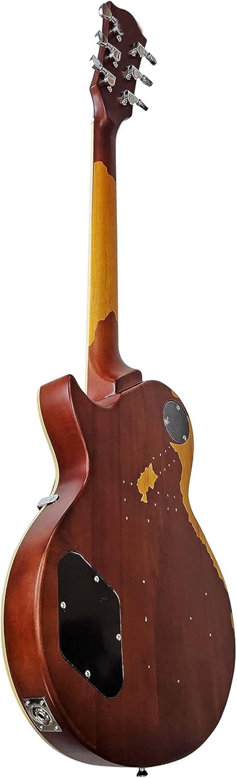 Gitara Elektryczna 6 Strunowa Gitara Elektryczna Z Podstrunnicą Forniru Basowego I Przetwornikami HSH