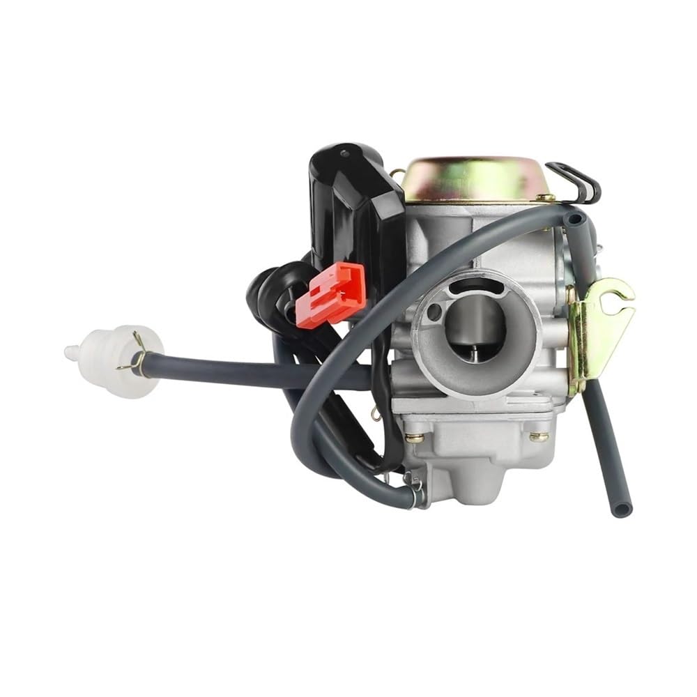 Carburador PD24J de 24mm, carburador PD24J Apto for Patinete de 4 Tiempos GY6, 125cc, 150cc, ATV, Go Karts, ciclomotor, clon de Insecto Baj QMI157 QMI152