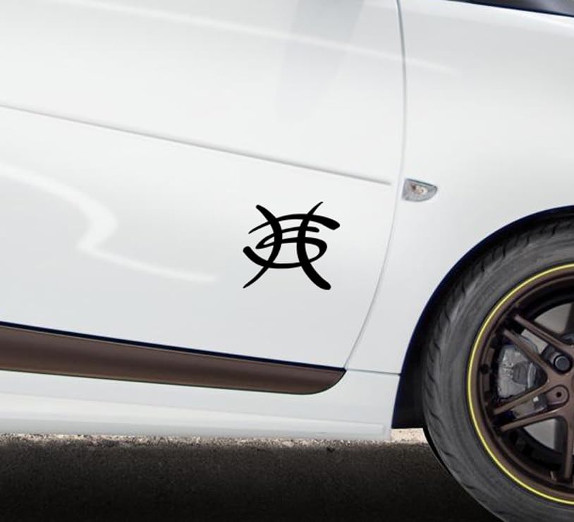 Pegatina Heroes del silencio logotipo (Negro - Black)