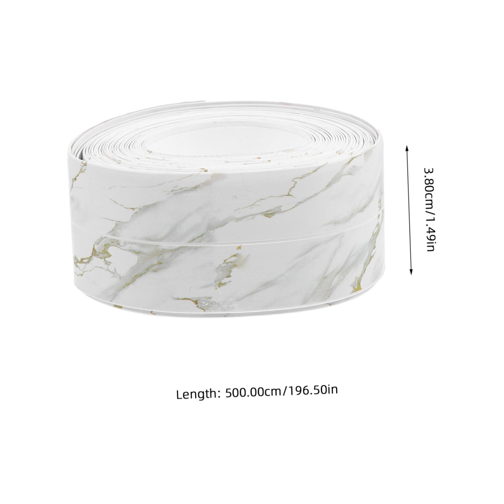 FUNOMOCYA Toilet Caulk Tape Self-Adhesive Caulking Tape 17.39ft Long Sealing Strip for Kitchen Bathroom