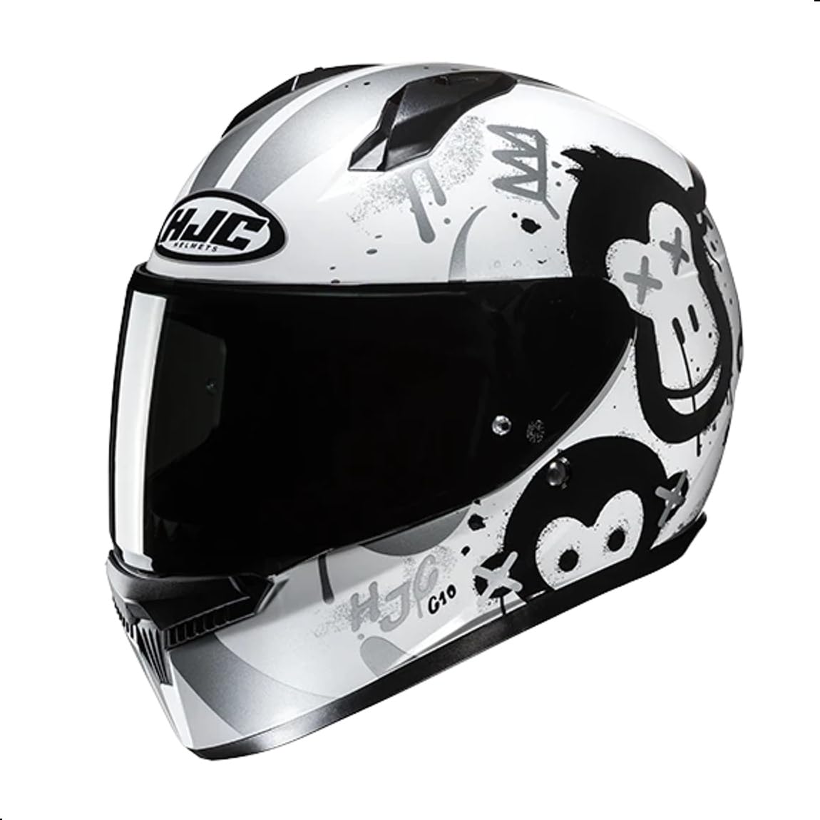 Amazon.com: HJC C10 Geti Full Face Motorcycle Helmet with HJ-34P