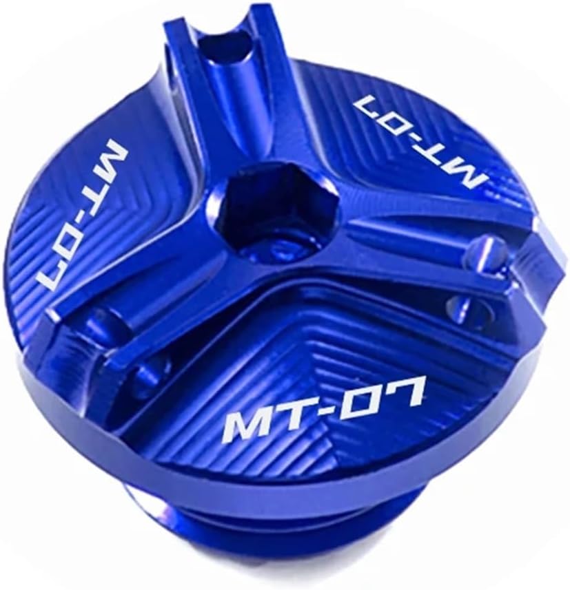 Compatible with MT07 2021 2022 Accessories MT 07 FZ07 2014-2023 2019 Motorcycle Front Rear Brake Fluid Reservoir Cover Engine Oil Cap (Size : 3pcs-Combo Gold)