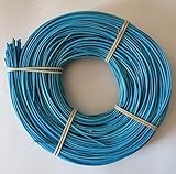 Schardt Peddigrohr 500g gelb orange rot blau grün in 2,25 und 3 mm wählbar Korb Peddig (blau, 3.00 mm) Flechtmaterial Flechtrohr körbe flechten
