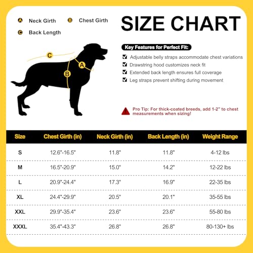 Veste de pluie pour caniche bichon imperméable sans manches