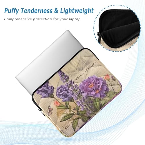 Funda lavanda retro para portátil de 13-14 pulgadas miniatura 5