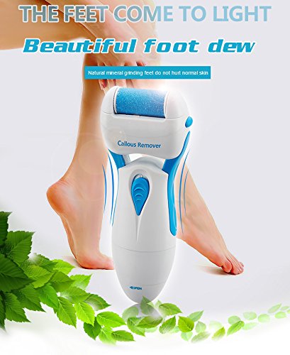 Bater�a el�ctrico lima Trimmers y remover cojines, electr�nica afeitadora pie archivo, mejor Pedicura Herramientas w/3rollers-reg & Extra grueso, profesional pies cuidado de dispositivo