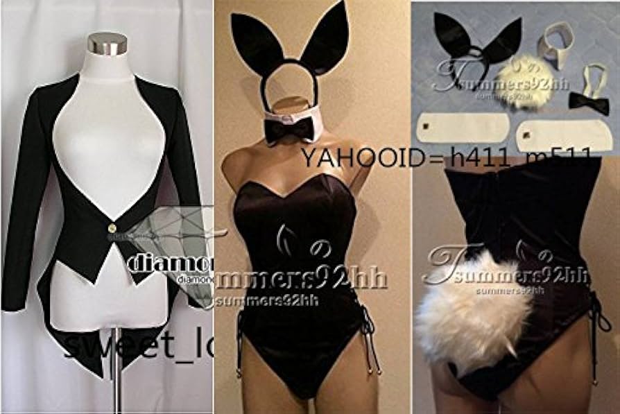 Amazon.co.jp: コスプレ衣装 バニーガール用燕尾ジャケット*黒