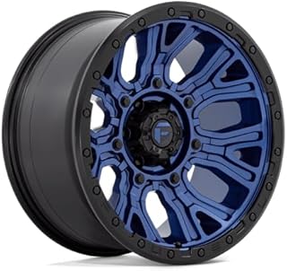 D827 20.0X10 6X135 DK-BLUE BLK-RG -18MM Custom Wheel
