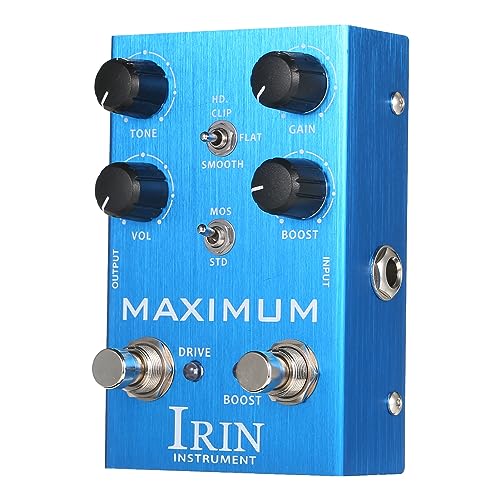 Jemora Pédale d’effet de guitare Overdrive 2 commutateur de Mode à bascule commandes de tonalité/Gain/Volume/Boost pour guitare électrique-maximum - Les Beatles, Paul McCartney, John Lennon, RIngo Starr, George Harrison Jemora Pédale d'effet de guitare Overdrive 2 commutateur de Mode à bascule commandes de tonalité/Gain/Volume/Boost pour guitare électrique-maximum
