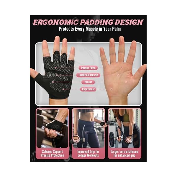 COFIT Breathable Workout Gloves, Antislip Weight Lifting Gym Gloves for Men Women, Superior Grip & Palm Protection for Weightlifting, Fitness, Exercise, Training - Image 4