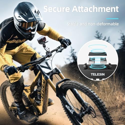 Image of TELESIN Magnetic Two-Claw Quick-Release Adapter for Insta 360 Ace, Ace Pro, Ace Pro 2, Action Cameras Mounting Accessories
